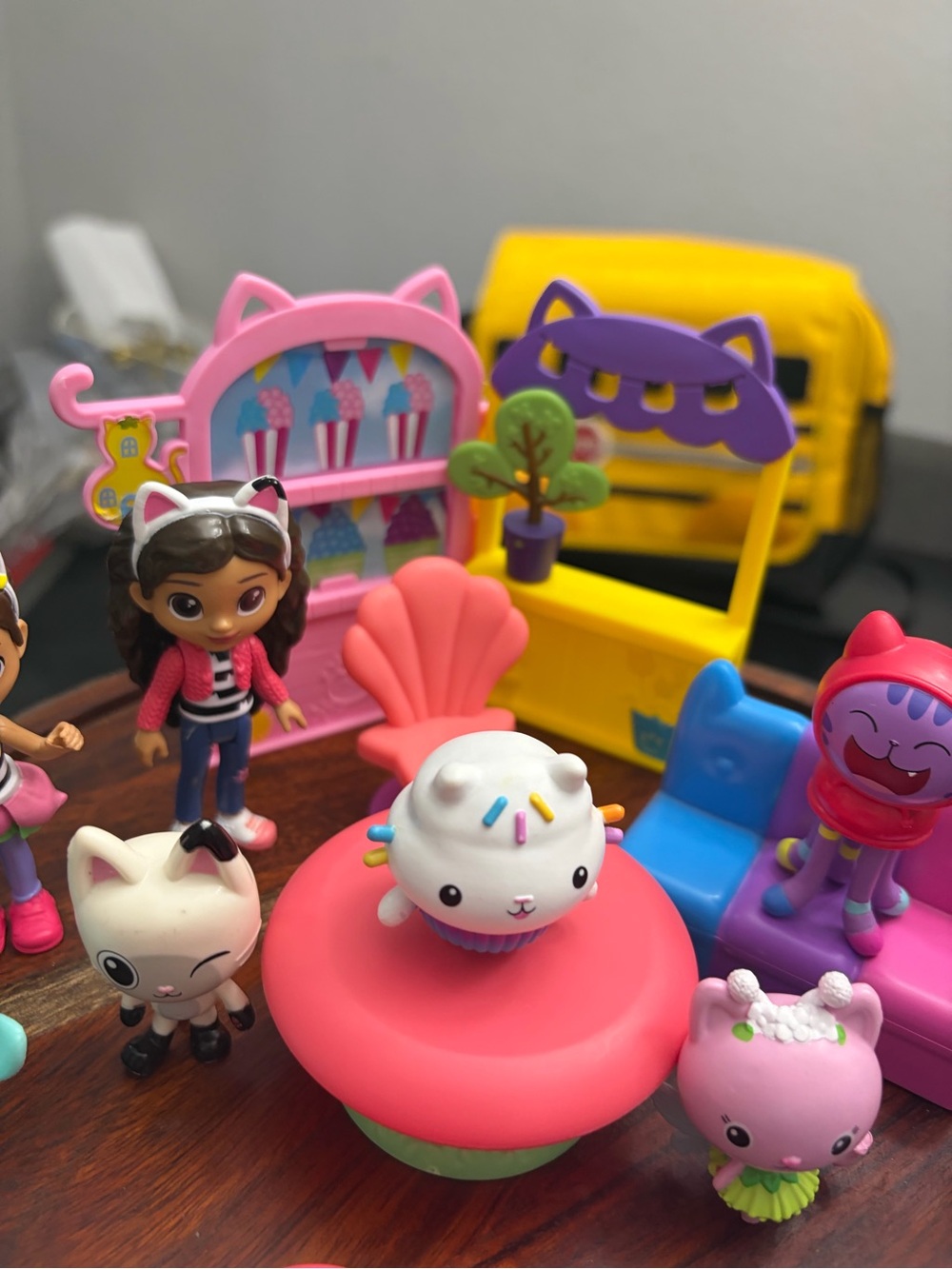 Colorful Kids Toy Playset with Pink and Purple Accessories